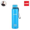 Vacuum Insulated Stainless Steel 750ml Flask Bottle For Hot Cold Drinks Travel Use With Wide Mouth And Leakproof Lid –  Blue