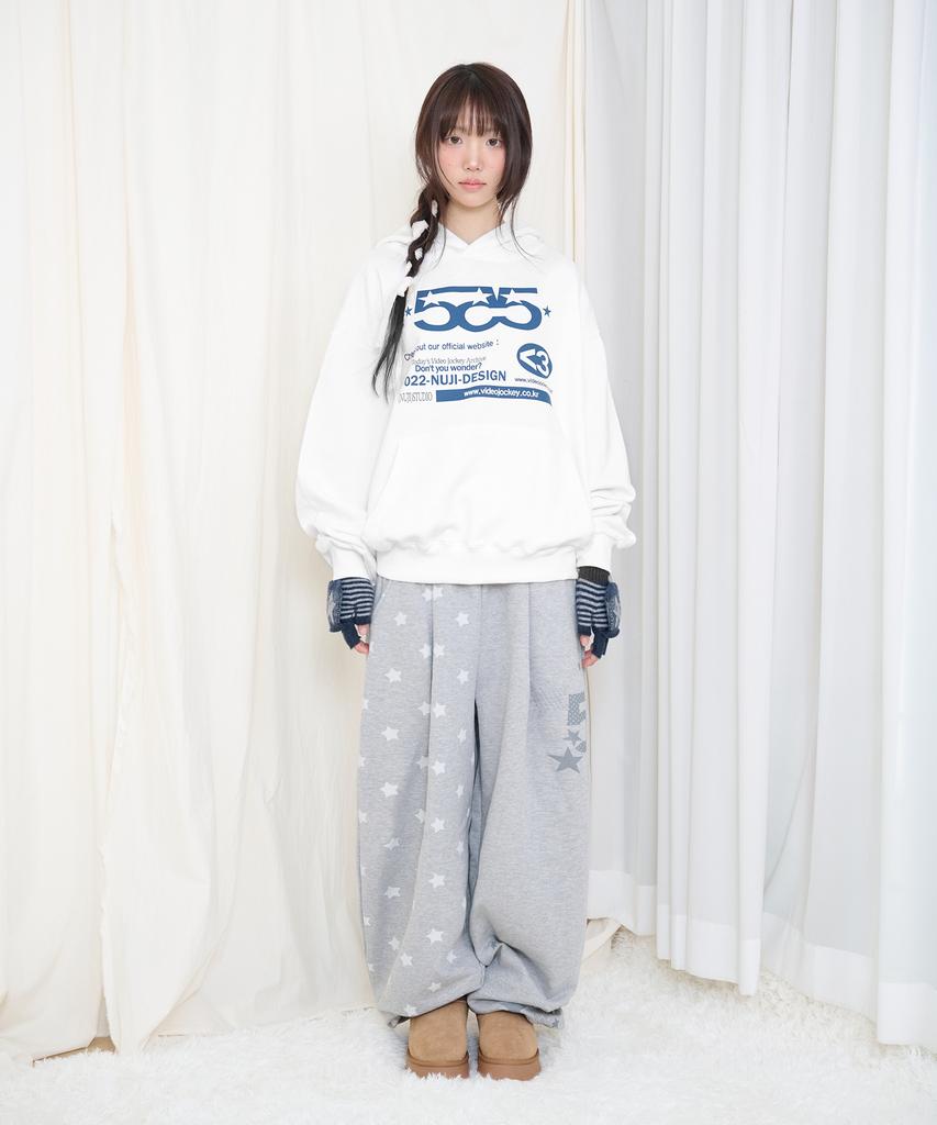 VIDEO JOCKEY Star Number 5 Sweatpants [Melange Grey]