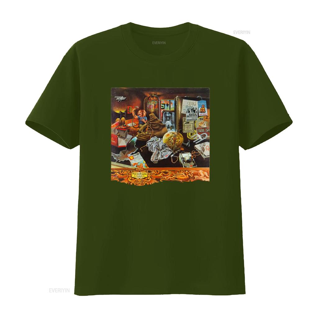 Over Nite Sensation Classic Frank Zappa The Mothers of Invention Vintage Rock Art T Shirt Vintage Washed Slightly Breathable