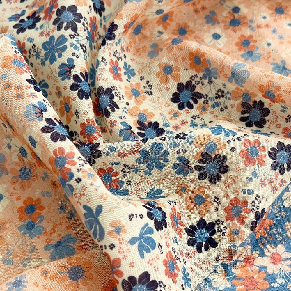 Thin Cotton Square Scarf Korean Scarf Hair Band Cashew Nut Print Silk Scarf Breathable Headband Square Handkerchief