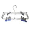 Folding Pants Rack Wardrobe Storage Multi-layer Trouser Clip Folding