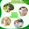 12Pcs Cat Repellent Ball Natural Peppermint Oil Outdoor Cat Deterrent Tablets with 5 Breathable Mesh Bag Pet Training Supplies