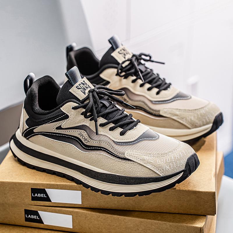 

Мужские модные сетчатые кроссовки Осень 2025 - Универсальные, дышащие, без запаха, повседневные туфли. 44