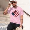 Ameran Football Us Flag 4th Of July Patriot Grh Unisex Tshirt Summer Shortsved Breathable Sweatwking Versatile 2026 New Model Sh