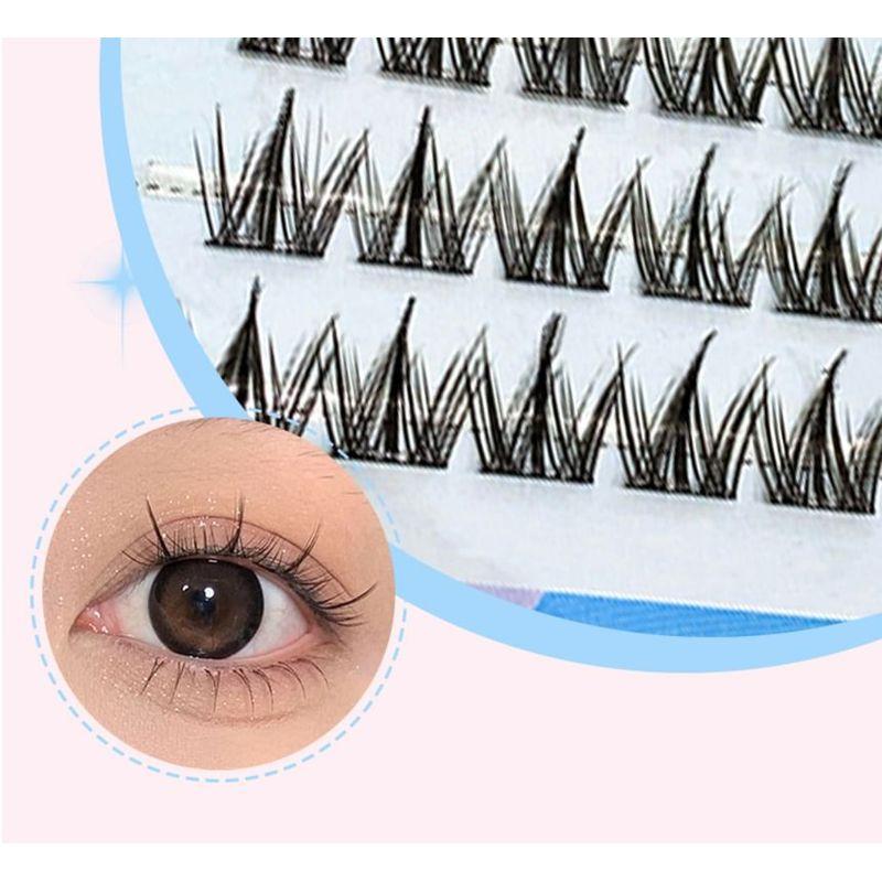 Gege Bear - Twelve Constellations Glue Free False Eyelashes - Aquarius