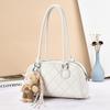 City Style Pu Bag With Stitching Details And Inner Storage For Casual Outings