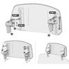 Adjustable Motorcycle Windshield for Kawasaki, Honda, BMW, Yamaha & Suzuki