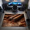 1Pc Cigar Coffee Beans Pattern Rug - Home Decoration Carpet For Living Room Bedroom Flooring Computer Chair Area Rug