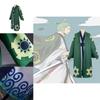 One Piece Roronoa Zoro Cosplay Kostüm Hochwertiger Kimono Robe Vollanzug für Halloween und Themenpartys