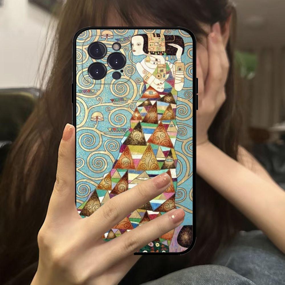 Gustav Klimt Portraits Phone Case For IPhone 16 15 14 13 12 Mini 11 Pro XS Max X XR SE 6 7 8 Plus Soft Silicone Cover