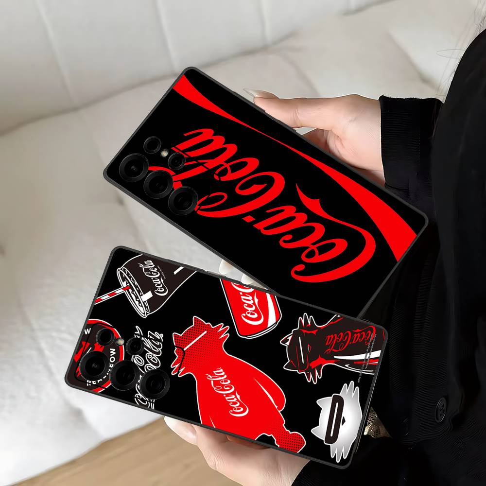 Coque de téléphone Logo Vintage C-Coca C-cola Pour Samsung S 24 Fe 25 Ultra Plus 20 Lite 21 30 22 23 24 22 Ultra 5G Fundas