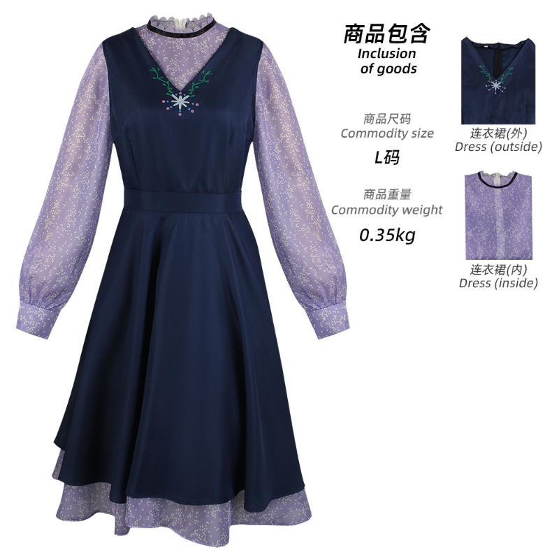 Anime OSHI NO KO Postava Kurokawa Akane Cosplay Letní modré jednotné šaty s parukou Kostýmy na Halloweenský karneval