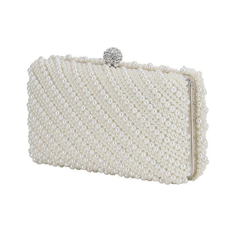 Dinner Bag European and American Ladies Handbag Pearl Party Joker Clutch Bag Dress Evening Bag