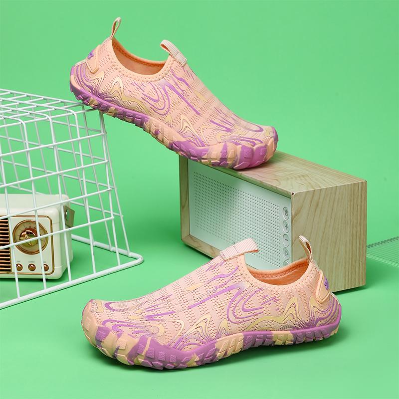 Boys Girls Aqua Shoes Kids Quick Drying Sneakers Drainage Design Hiking Wading Water Shoes Children Mesh Swimming Beach Barefoot