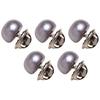 Quick Fix Neckline Clip 5PCS Pearl Buttons for Women, Clothing Invisible Anti-Exposure Safety Pins, No Pin Clothes Damage Iron Brooch Pins Fixation