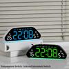 LED Digital Alarm Clock Temperature Week Date Display Timer Brightness Adjustment Electronic Table Clock with Ambient Light