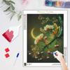 5D DIY Diamond Painting Landscape Flower Moon Diamond Embroidery Cross Stitch Rhinestones Mosaic Handmade Gift 30x40cm/12x16inch