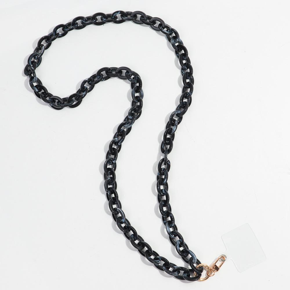 120cm Anti-Lost Colorful Acrylic Phone Chains for Women Portable Rope Neck Strap Cell Phone Chain Accessories Gifts Outdoor
