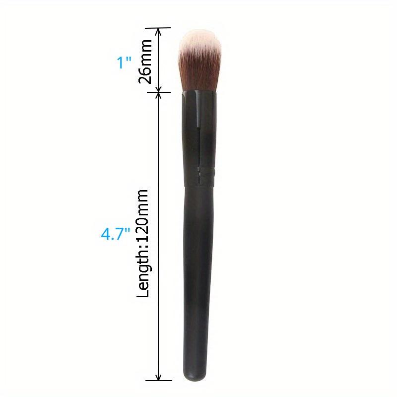 Professional 1 Pcs Black Wooden Handle Beauty Face Brush Foundation Brushes Single Up Brush Tools