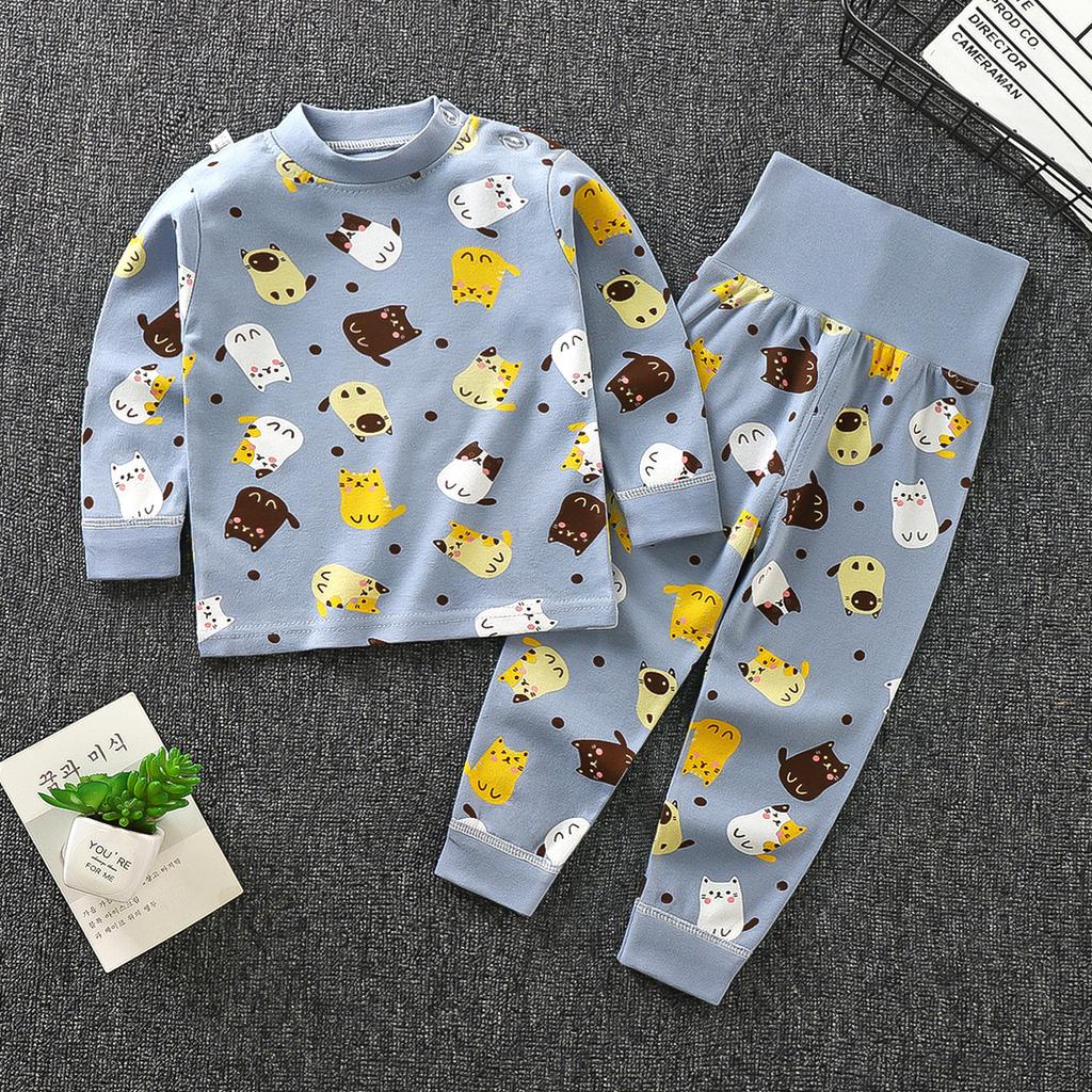 Kinder-Unterwäsche-Sets - Langarm- und Langhosen-Sets Für Jungen, Lässige Pyjama-Sets Für Mädchen Im 2-teiligen Stil
