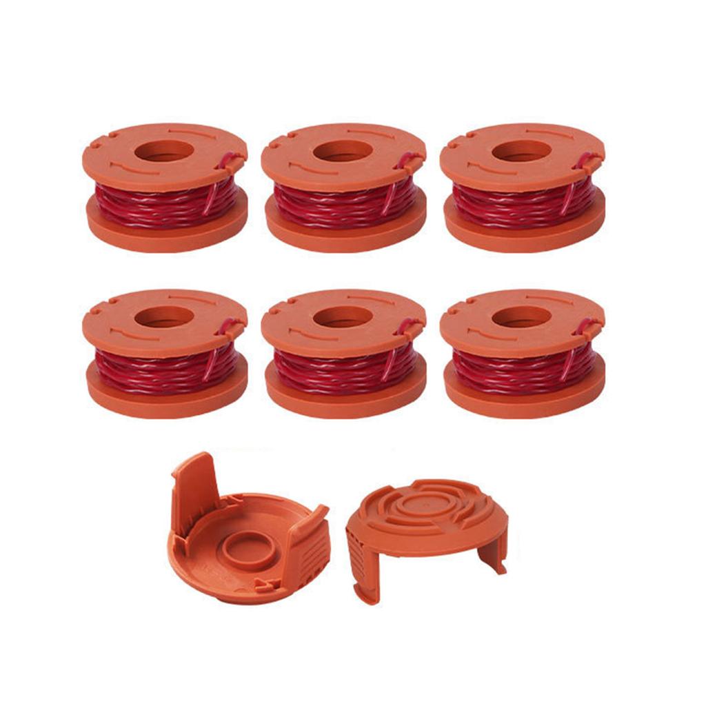 Grass Trimmer Spool Line Coils With Coil Lid Spool Line Cap Set Thread Coil Set For Lawn Mower Grass Trimmer Accessories