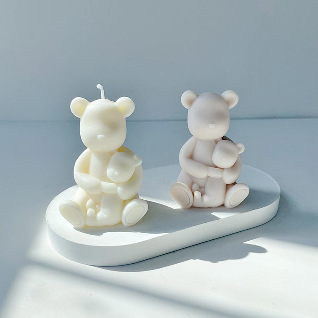 Bear Candle Molds for Candle Making,Candles Resin Mould Home Ornament Mold