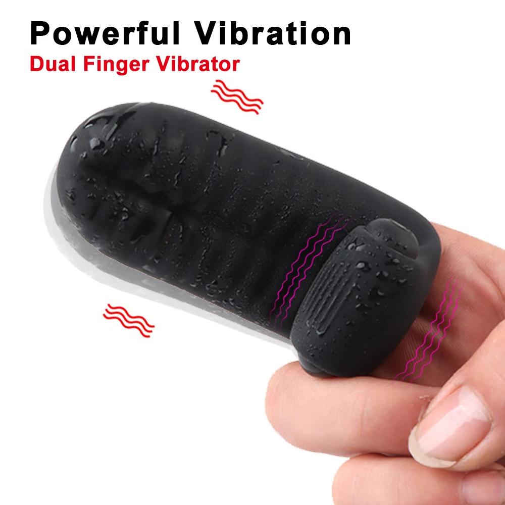 Vibrating for Women Finger Female ,Portable 10 Modes Vibrators for Women Massager G-spot Stimulation Vibrator Female Masturbator Lesbian Sex Toy