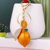 Adorable Porte-clés Pendentif Citron Style Coréen Accessoire Portable pour Personnaliser Styles Sacs et Clés Ornement