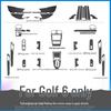 Golf 6 Carbon Fiber Interior Console Decoration Stickers, Free Replacement for 10-12 Year Models.