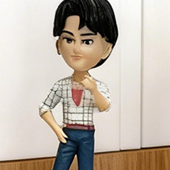 6Pcs PVC Kpop Hunter Figure Animated Movie Character Figurine Statue Cartoon Boys Collectible Model Home Office Desktop Decoration Ornament