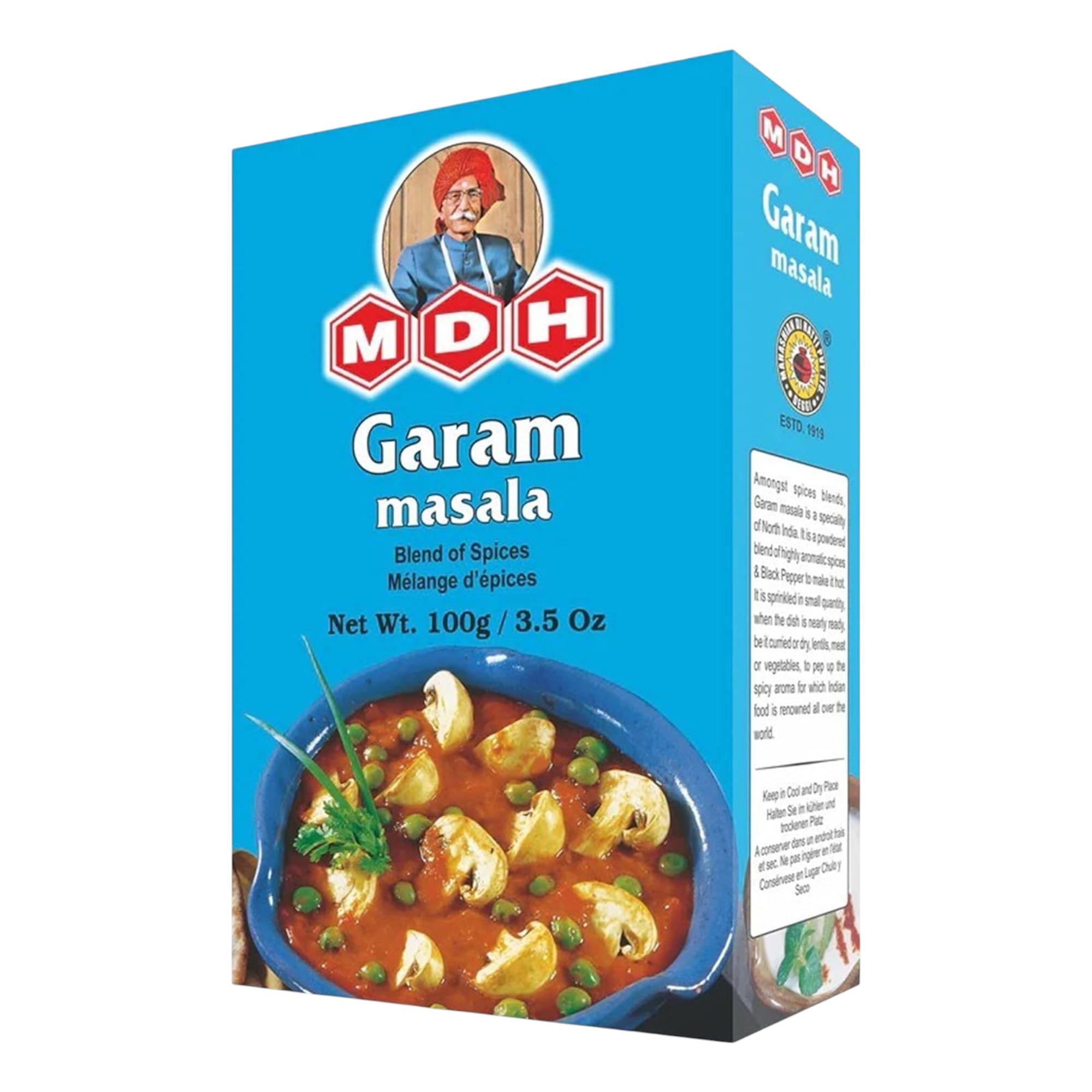 

MDH Garam Masala 100 g Carton Authentic Spice Blend For Rich Aroma Flavorful Cooking And Everyday Kitchen Use