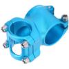 25.4x35mm LUNJE Aluminium Alloy Hollow Bicycle Short Handlebar Stem Children Bike CyclingBlue