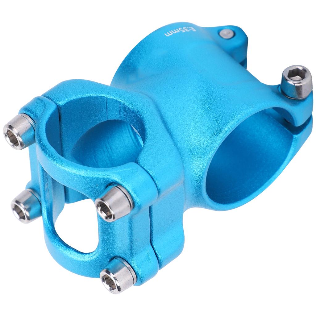 25.4x35mm LUNJE Aluminium Alloy Hollow Bicycle Short Handlebar Stem Children Bike CyclingBlue