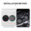 Suede Car Coaster Water Cup Holder Anti-Slip Pad Bottle Holder For Ford ST Focus Fiesta Ranger Escort Falcon Flex S-MAX Kuga