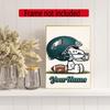 Philadelphia Eagles Personalized Name Diamond Paintings Mosaic Wall Round Diamond Art Painting Kits Embroidery Crystal Accessories Frameless