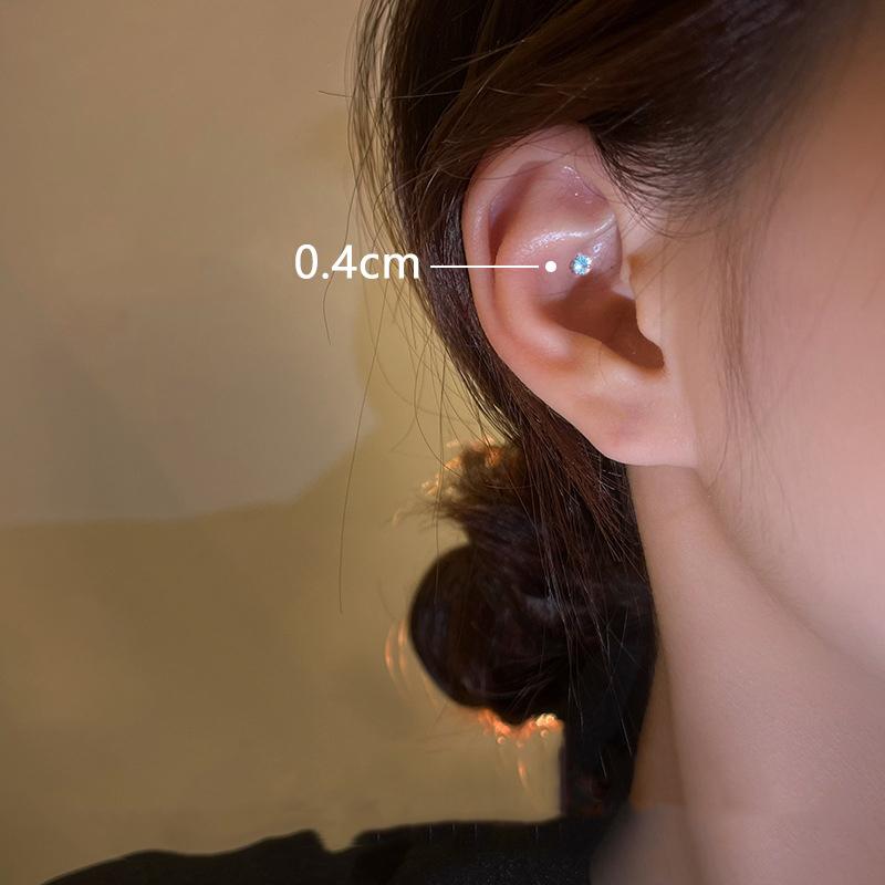 

1 шт. Серебристый цвет Циркон Магнитный Клипс для Уха для Женщин Мужчин Роскошный Сверкающий Хрусталь Без Прокола Клипса для Уха Кафф для Уха Украшение