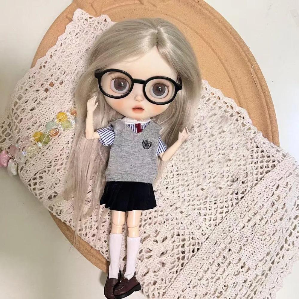 Fashion 1/6 Blythe Doll Clothes Sweater Set Barbir Doll Replace Clothes Ob24 Doll Outfit Accessories No Socks
