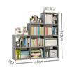 Simple Bookshelf Metal Storage Rack Assembled Living Room Shelf Multilayer Desktop Wall Shelf Save Space Book Organizer Bookcase