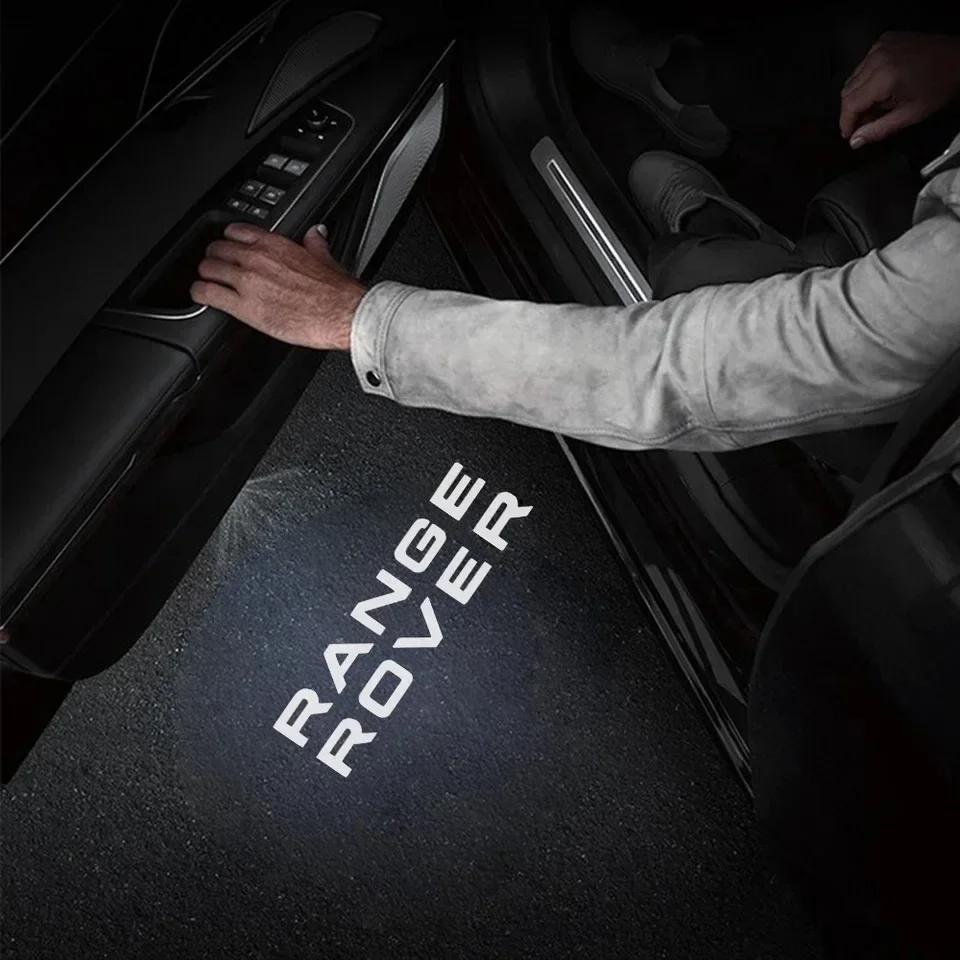 

LED Car Door Welcome Light Logo Ghost Shadow Courtesy Projector Lamps for Land Rover Range Rover Sport Evoque SVR 2003-2023 2PCS