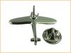 Pin Badge, Pins, Lapel Pin, Brooch, Airplane, Fighter, Aircraft, Propeller Plane, Paper Airplane, Vehicle, A, Silver