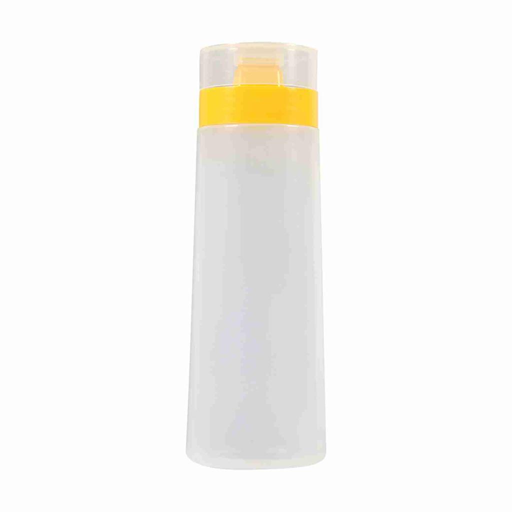 4‑Hole Squeeze Type Sauce Bottle Safe Resin For Ketchup Jam Mayonnaise Olive Oil Yellow Red