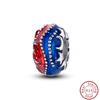 Meaning Series Copper Metal USA Flag Independence Day Statue Of Liberty Charm Bead Components Bead Components 3mm Do It Yourself High Quality Fine