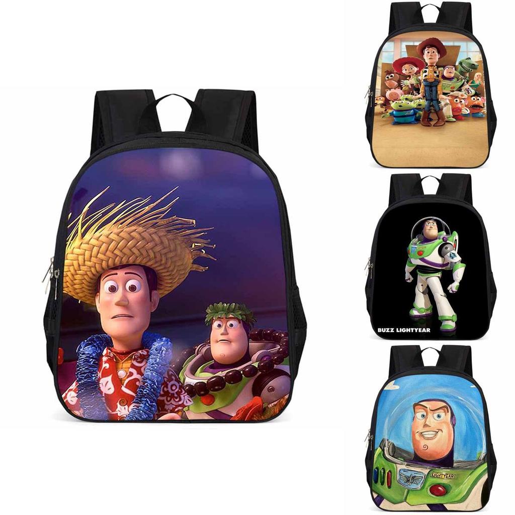 Buzz Lightyear 15-inch Large Capacity Backpack Lightweight Durable Oxford School Bag