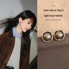 Elegant Butterfly Flower Stud Earrings - S925 Silver Needle, High-End and Versatile for Women