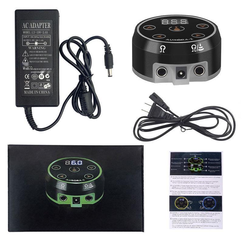 

Aurora 2nd Gen Mini LCD Tattoo Power Supply with Voltage Regulator