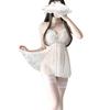 Sexy Lingerie Hot Suspender Nightdress Temptation Free Princess One-piece Hollow Short Pajamas