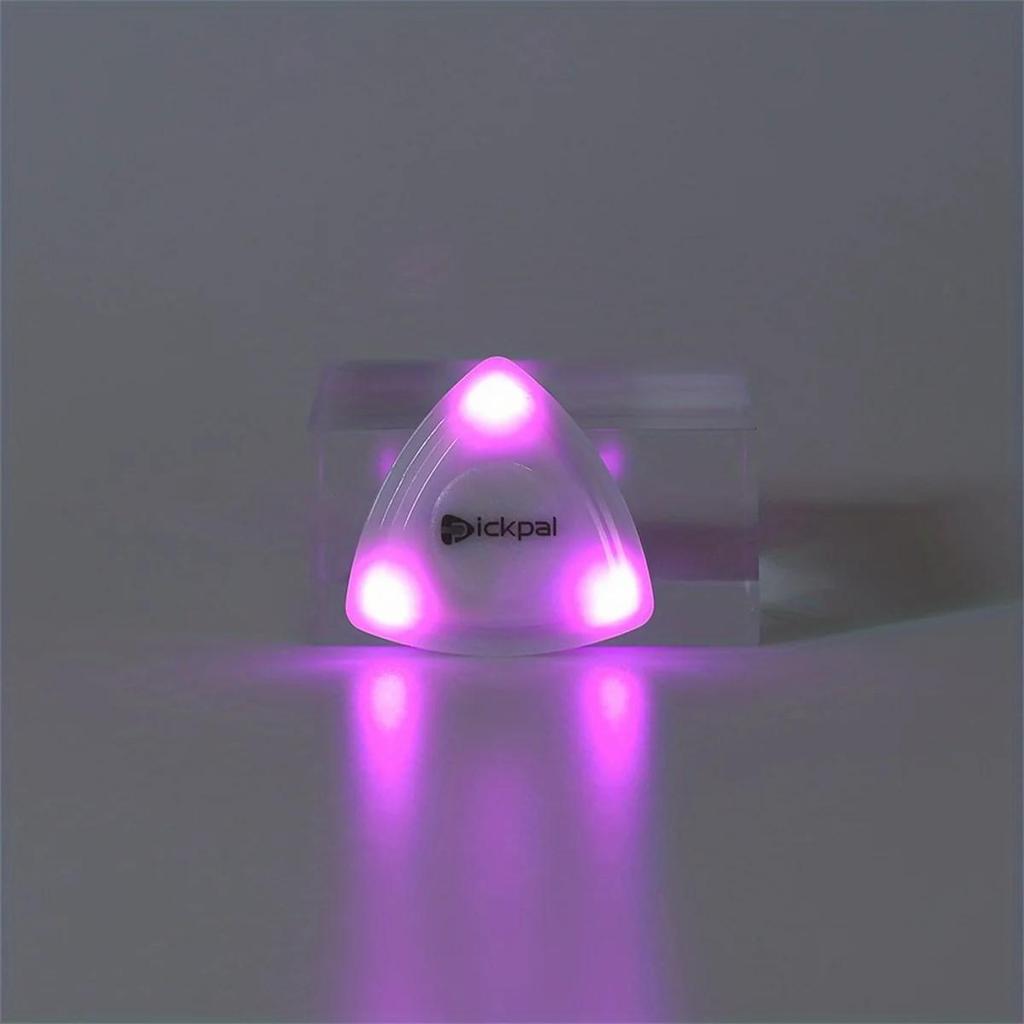 LED Luminous Guitar Pick Flash Pick for Bass Guitar Electric Guitar Ukulele 1PCS