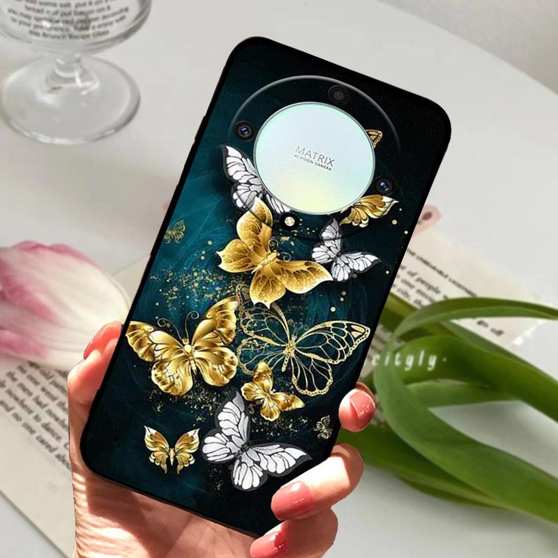 For Honor Magic6 Lite 5G Case Shockproof Soft TPU Silicone Phone Cover For Honor Magic 6 Lite 5G Capa Cartoon Magic6Lite 6 Lite Honor Magic6 Lite 5G