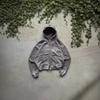 High Street Trend 2026 New Fur Collar Hooded Sweater Old Dark Personality Retro Men's and Women's Same Sweater