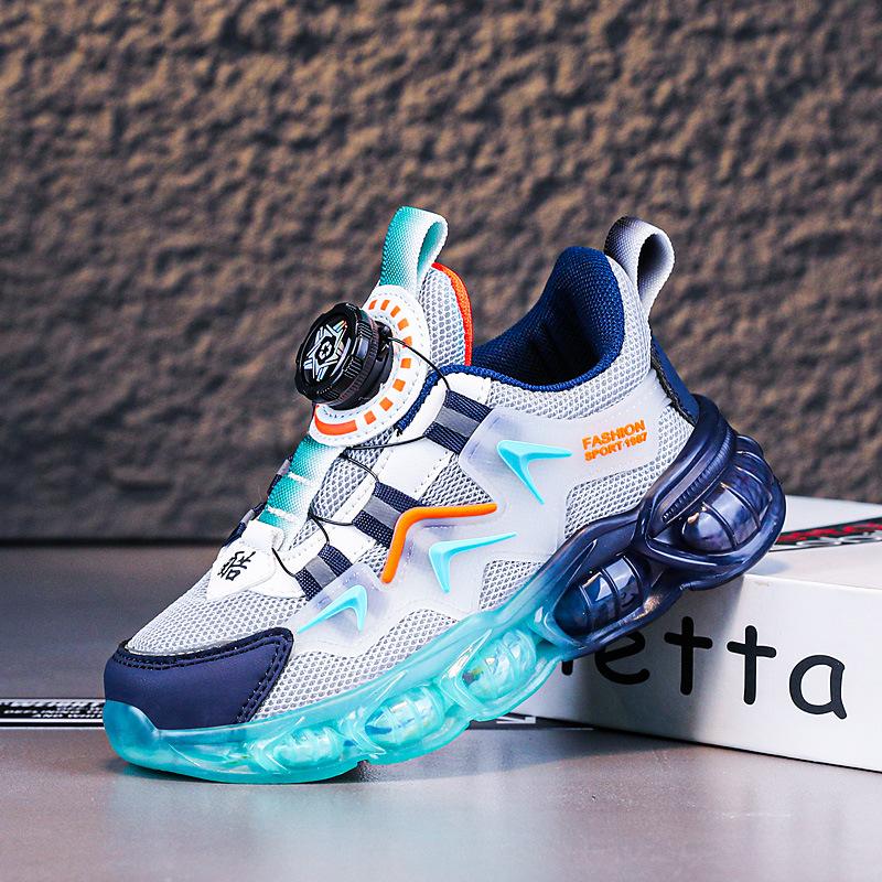 Cross-border Children's Shoes, Children's Net Shoes, Men's 6-12 Years Old, New Breathable Sneakers, Girls' Versatile Running Shoes